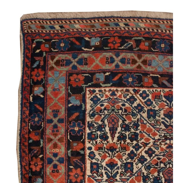 19th Century Vintage Afshar Rug For Sale - Image 4 of 6