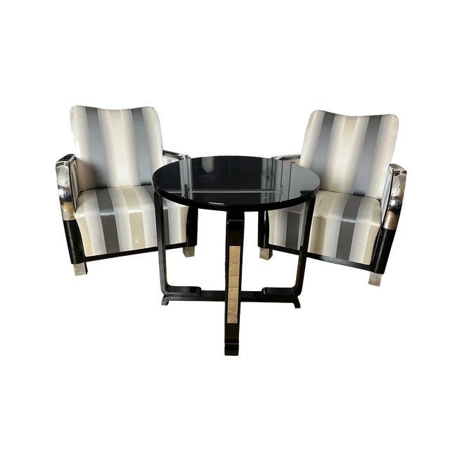 Art Deco Chairs, 1920, Set of 2 For Sale