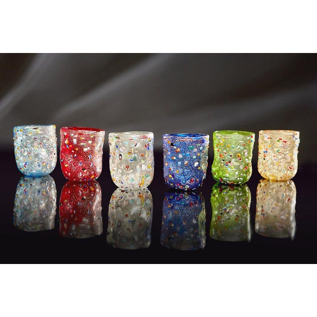 Early 21st Century Murano Glasses by Burlesque Verres for Ribes, Set of 6 For Sale - Image 5 of 6