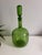 Vintage Blenko 657m Crackle Glass Decanter by Joel Philip Myers - Large Green Art Glass For Sale - Image 10 of 10