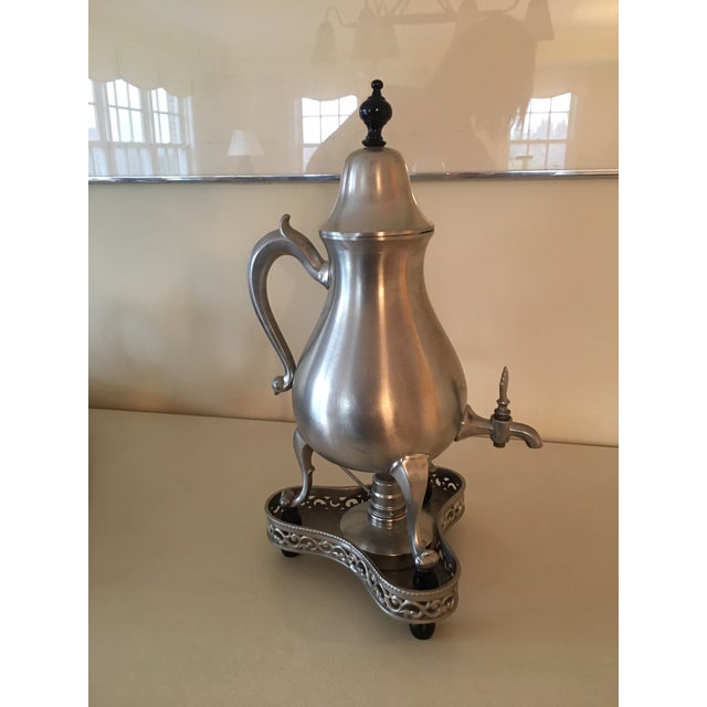 20th Century Traditional Metawa Holland Real Pewter Tea Set 6 Pieces