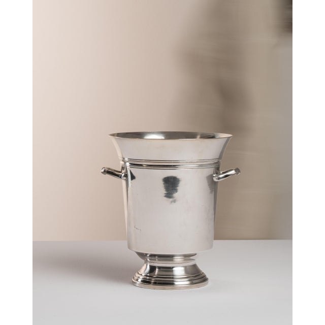 Silver Mid 20th Century France Silver Ice Bucket For Sale - Image 8 of 13