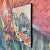 This is a framed abstract painting by Cleveland, Ohio artist Rolf P. Velmin from the Mid 20th Century. It features hues of...