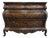 Powell Furniture Burnished French Baroque Inspired Contemporary 50" Bombe Chest of Drawers For Sale