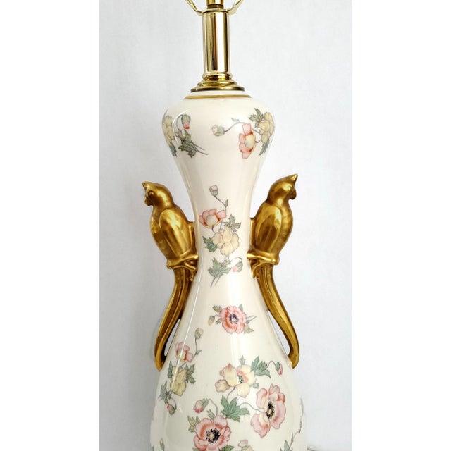 Lamp Pair Gold Parrots For Sale - Image 9 of 13