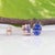 Natural Tanzanite Stud Earrings, Aaa Oval 7x5mm, Solid 14k Gold Studs, Pair For Sale In Columbus - Image 6 of 8