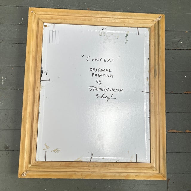 Contemporary Original Abstract Painting by Stephen Heigh “Concert” For Sale - Image 4 of 4