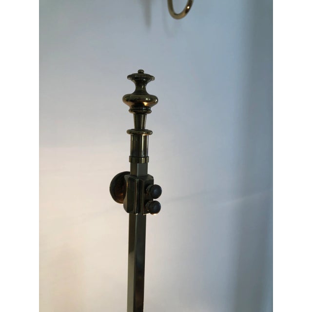 Mid 20th Century Mid 20th Century Vintage Brass Bouillotte Lamp For Sale - Image 5 of 10
