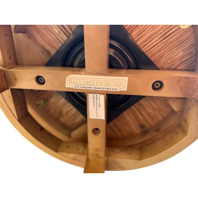 Ballard Designs Ballard Designs Marguerite Swivel Bar Height Counter Stool For Sale - Image 4 of 9