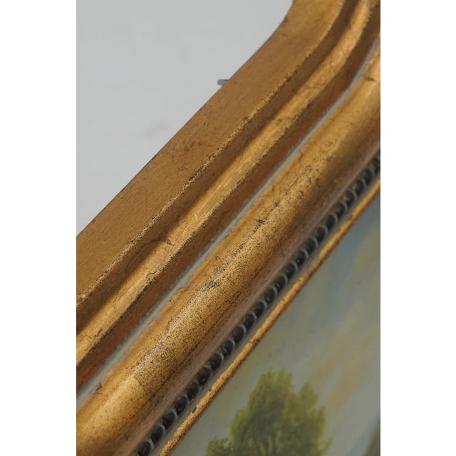 Pair of Oil on Board Landscape Paintings - Signed For Sale - Image 12 of 13