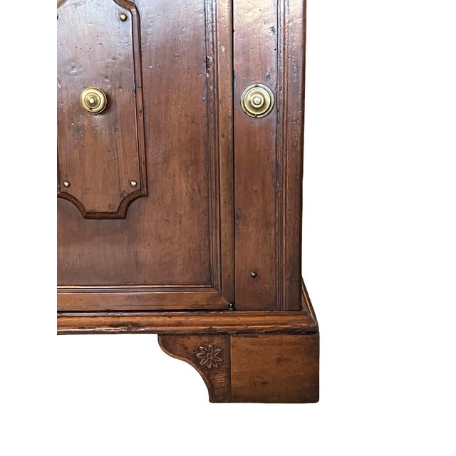 Credenza hand-crafted in Italy in the late 1700s in the Louis XII style using walnut. The credenza has a beautiful patina...