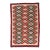 Vintage Navajo Carpet, Folk Rug, Handmade Wool, Beige, Red, Tan For Sale