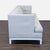 Jonathan Adler Jonathan Adler Modern 3-Seat Sofa in Light Grey Upholstery For Sale - Image 4 of 8