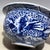 Chinoiserie Blue and White Phoenix & Grape Porcelain Bowl, Chinoiserie Decor Basin For Sale - Image 3 of 9