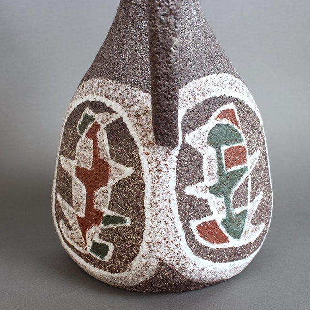 Vintage French Ceramic Pitcher by Accolay, 1960s For Sale - Image 9 of 15
