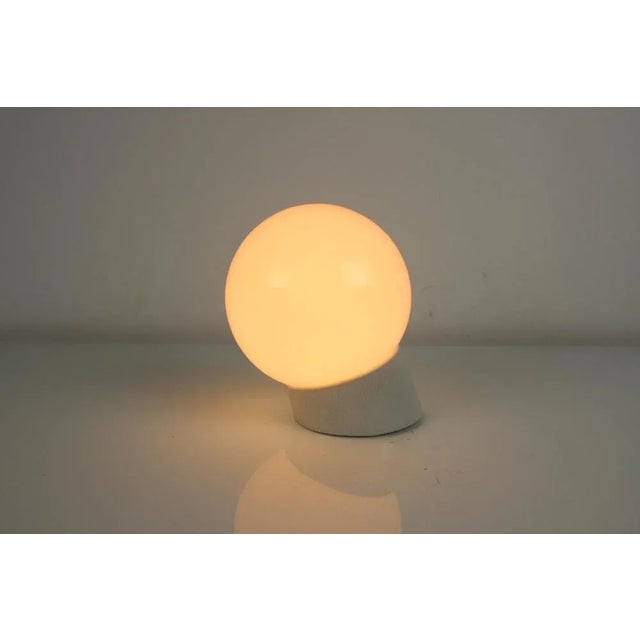 1960s Porcelain and Glass Wall Lamp, Czechoslovakia, 1960s For Sale - Image 5 of 8