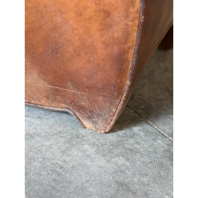 Bart Van Bekhoven 'Cocoon' Leather Lounge Chair For Sale - Image 10 of 10