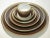 Richard Ginori Richard Ginori Contessa Brown and Gold Porcelain Dinner Service, 93 Pieces, Italy, 1980s For Sale - Image 4 of 12
