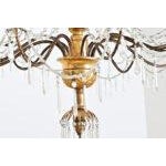 Early 18th Century Italian 18th Century Massive Giltwood and Crystal Chandelier For Sale - Image 5 of 10