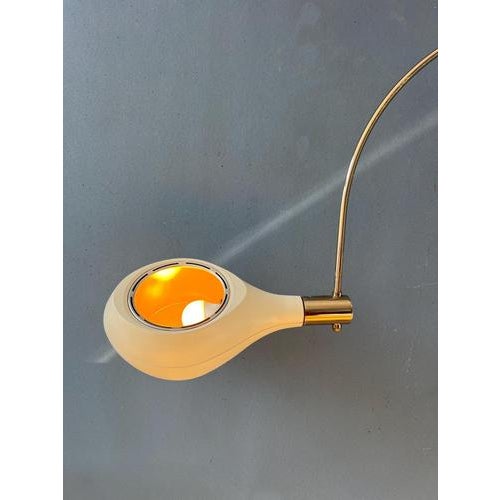 Vintage Beige Arc Wall Lamp from Temde For Sale - Image 10 of 13