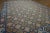 Indian 1930s Blue Orange Geometric Antique Indian Cotton Dhurrie Carpet Flatwoven Rug For Sale - Image 3 of 12