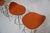 Onda Swivel Kitchen Stools by Jesús Gasca for Stua in Orange - Pair For Sale - Image 13 of 17