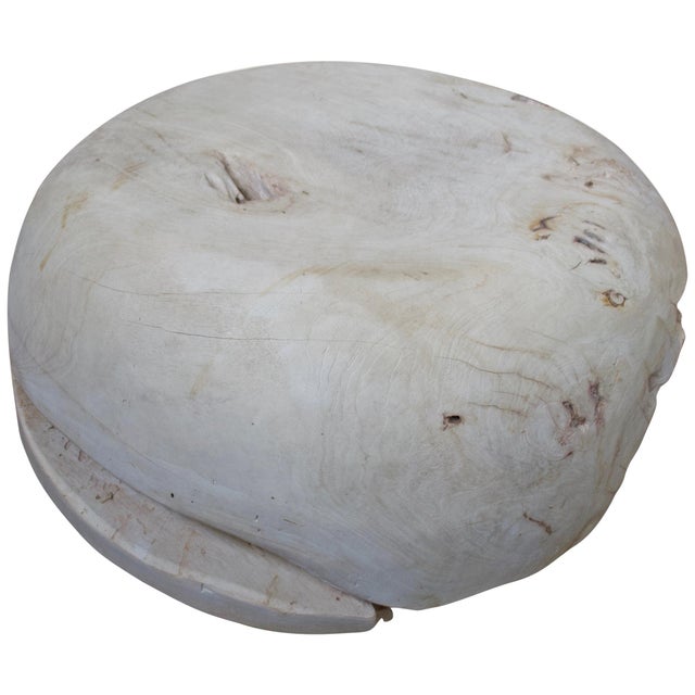 Reclaimed teak root coffee table or over sized side table. Hand carved into a beautiful drum shape from a single piece of...