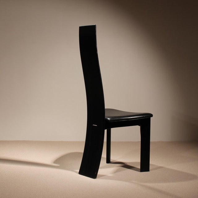 1980s Sculptural Iris Chairs by Bob van den Berghe for Tranekaer, Denmark, 1980s, Set of 4 For Sale - Image 5 of 18