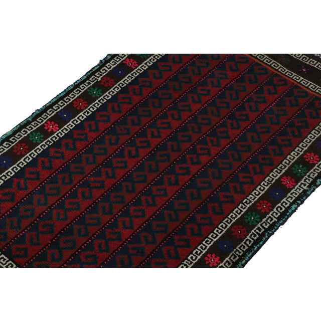 Traditional Rug & Kilim’s Baluch Tribal Rug With Colorful Geometric Patterns For Sale - Image 3 of 7