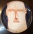 1990s Luigi Benzoni, Contemporary Italian Painted Ceramic Artist Plate Brutalist Face Painting, 1994 For Sale - Image 5 of 5