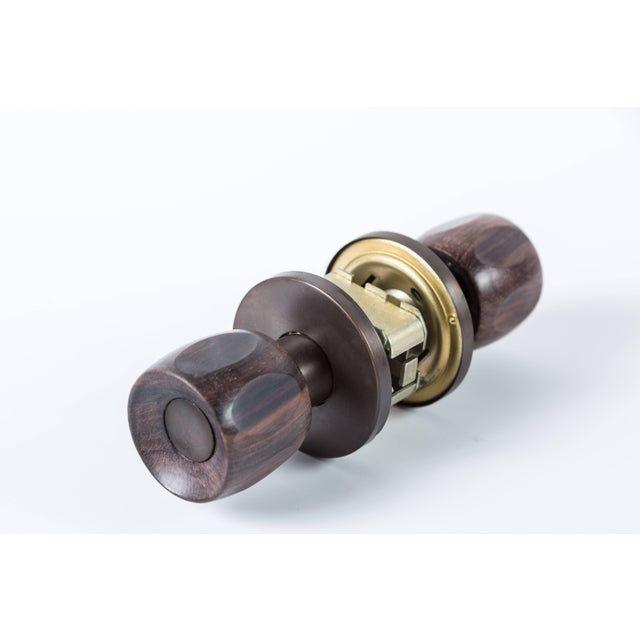 1970s Vintage Russwin Passage Door Knob Set For Sale - Image 9 of 9