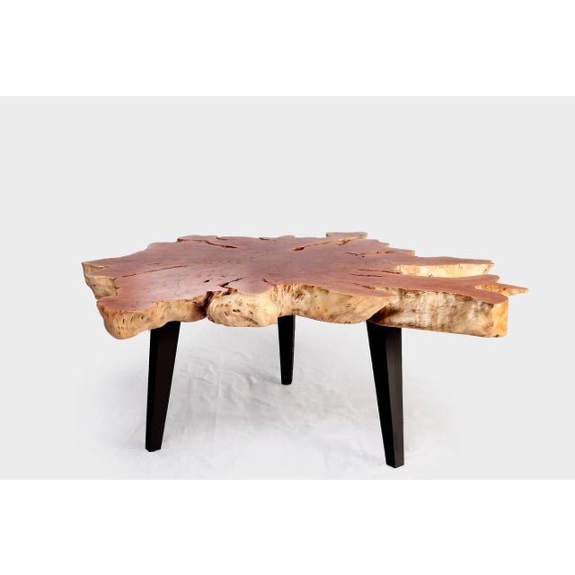 2020s Modern Lychee Living Edge Coffee Table 94 For Sale - Image 5 of 6