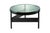 Large Alwa Two 5601GRB Side Table with Green Top and Black Base by Sebastian Herkner for Pulpo, in New conditions....