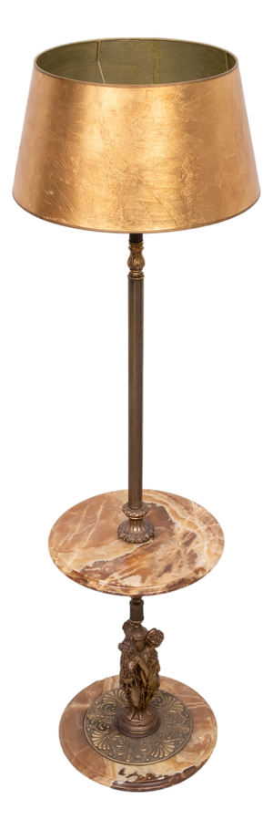 Onyx Floor Lamp from Deknudt, Belgium, 1970s