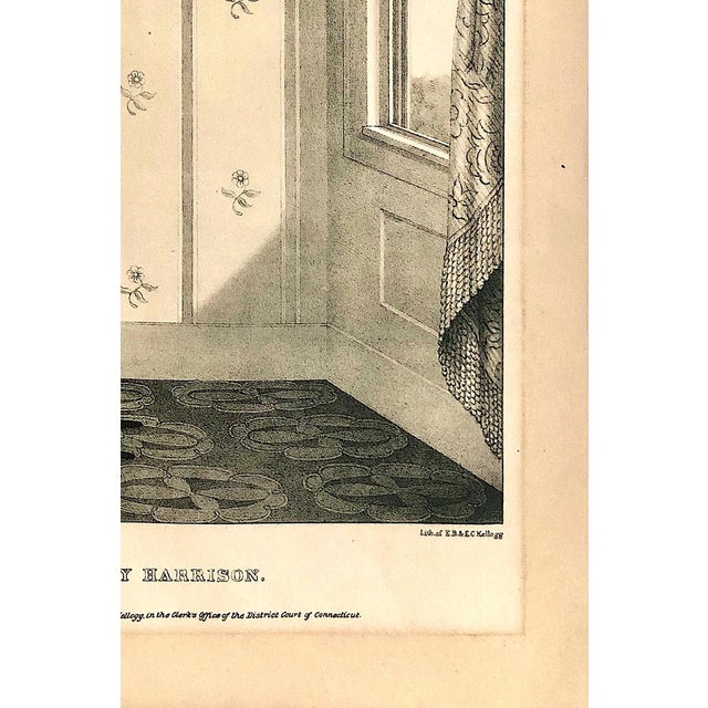 President William Henry Harrison in a 1931 Facsimile Reissue of the 1844 Silhouette Lithograph, by William Henry Brown For Sale In San Francisco - Image 6 of 8