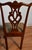 1920 Antique English Chippendale Solid Mahogany Set of Six Dining Chairs Leather Seats For Sale - Image 16 of 17