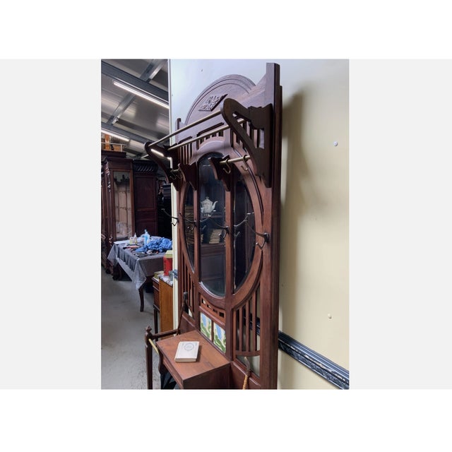 Antique Art Nouveau Wardrobe, 1910 For Sale - Image 4 of 10