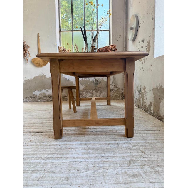 Pine Farmhouse Table, 1960s For Sale - Image 17 of 18
