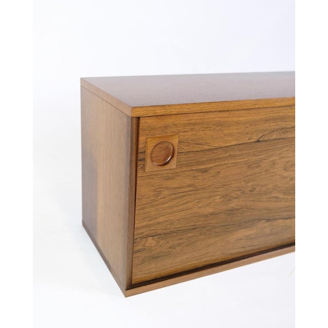 Wall-Mounted Shelf in Rosewood by Albert Hansen, 1960s For Sale - Image 3 of 10