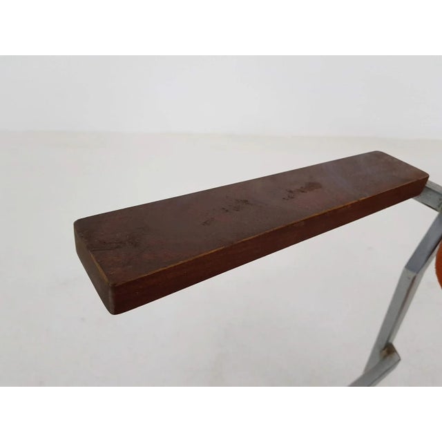 Brown Modernist Dutch Armchair, 1960s For Sale - Image 8 of 11