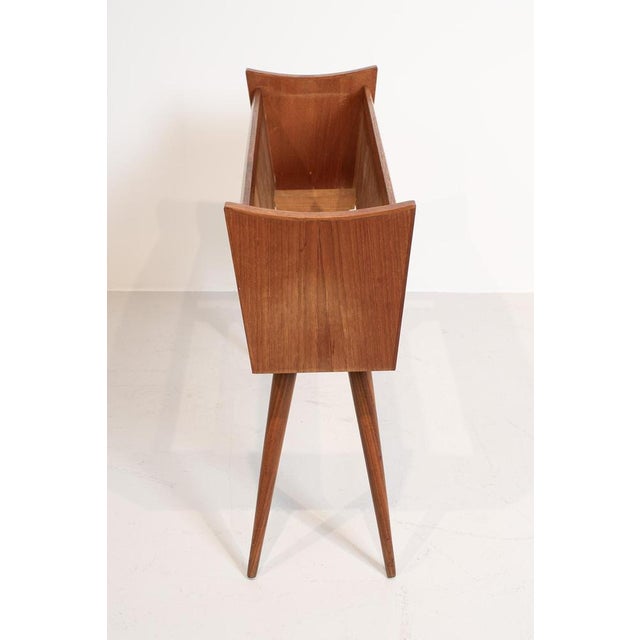Vintage Planter in Teak For Sale - Image 6 of 8