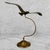 Mid-Century Modern Vintage 16" Coastal Brass Bird in Flight Table Sculpture For Sale - Image 3 of 7