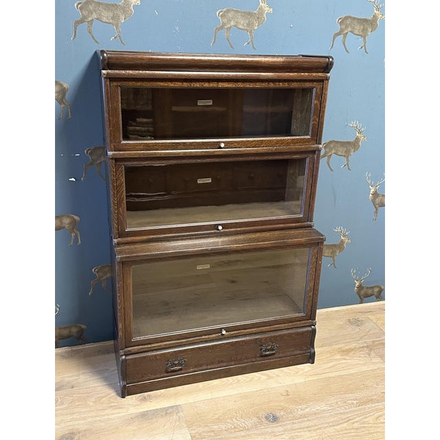 19th Century Bookcase from Globe Wernicke, 1890s, Set of 5 For Sale - Image 5 of 8