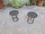 Mid-Century Modern UVI Coffee Tables in Iron and Marble by Laura Griziotti for Arflex, 1980s, Set of 2 For Sale - Image 3 of 10