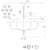 Transitional Amber Lewis for Visual Comfort Signature Griffin Extra Large Tail Chandelier in Polished Nickel and Parchment Leather with Linen Shades For Sale - Image 3 of 3