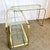Hollywood Regency Expandable Brass and Glass Bar Cart by Milo Baughman for Dia For Sale In Miami - Image 6 of 12