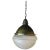 Metal Industrial Acid Washed Glass Library Pharmacy Pendant Light For Sale - Image 7 of 7