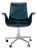 Mid-Century Dark Green Model 6727 Tulip Desk Chair by Preben Fabricius & Jørgen Kastholm for Walter Knoll, 1960s For Sale