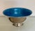 Vintage Reed & Barton, silver plate bowl with a turquoise enameled inner side. These mid-century bowls were designed in...
