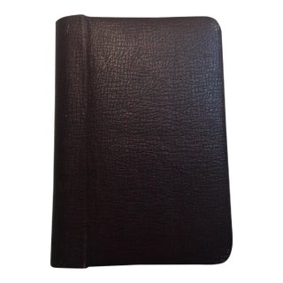 1960s Leather Covered Dining Guide For Sale